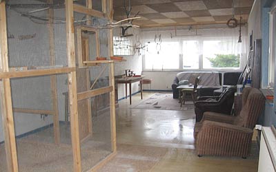 Blick in den Flugraum.